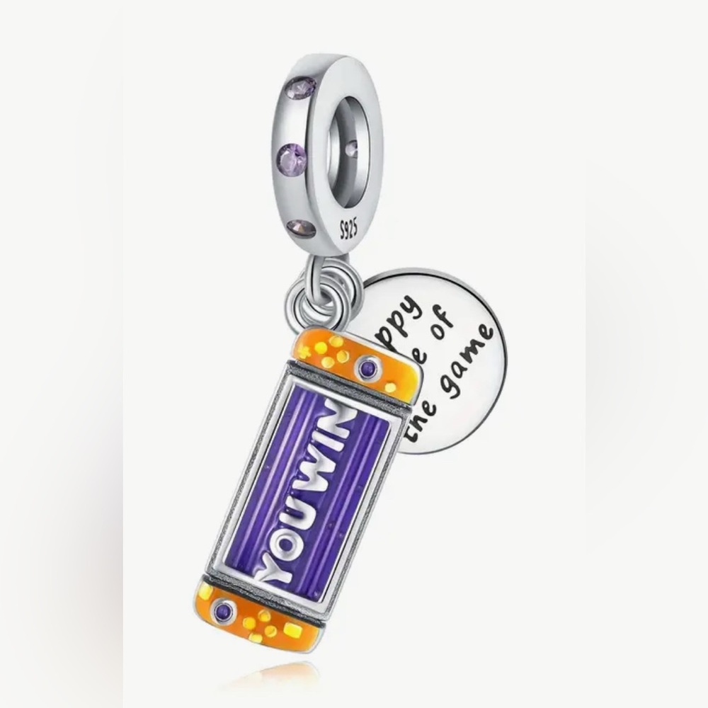 Silver Gaming Nintendo Switch Dangle Charm For Pandora Braclets